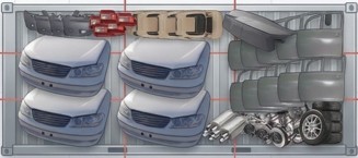 complete cars container 20ft