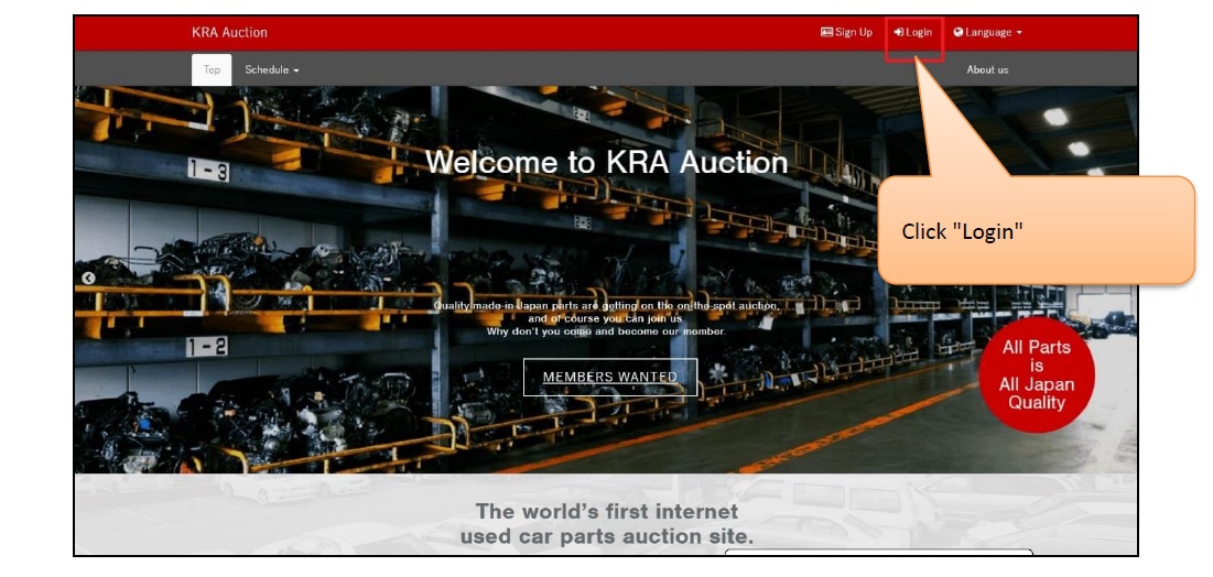 KRA auction top